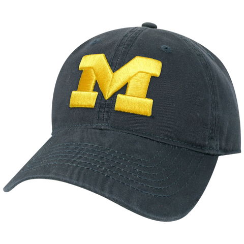 Michigan Wolverines Navy Youth Relaxed Twill Hat