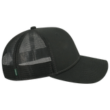 Michigan State Spartans Black Mid-Pro Snapback Adjustable Trucker Hat