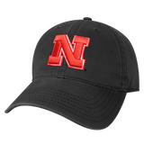 Nebraska Cornhuskers Black Youth Relaxed Twill Hat