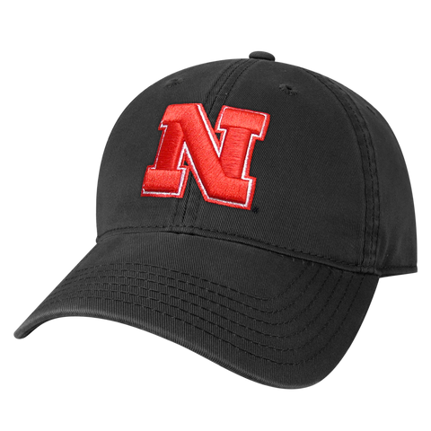 Nebraska Cornhuskers Black Youth Relaxed Twill Hat