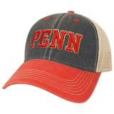 Penn OFA Navy/Scarlet Old Favorite Adjustable Trucker Hat