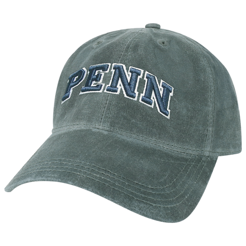 Columbia University Lions Blue Steel Waxed Cotton Adjustable Hat – L2 Brands