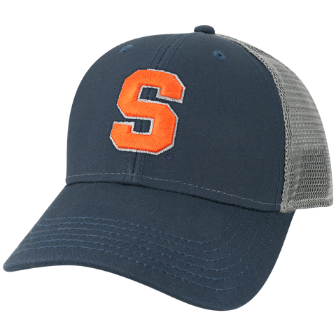 Syracuse Orange Navy/Dark Grey Lo-Pro Snapback Adjustable Trucker Hat