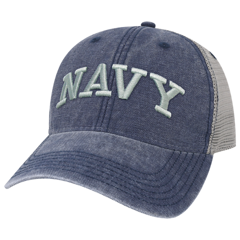 Navy Midshipmen Navy/Grey Dashboard Trucker Hat