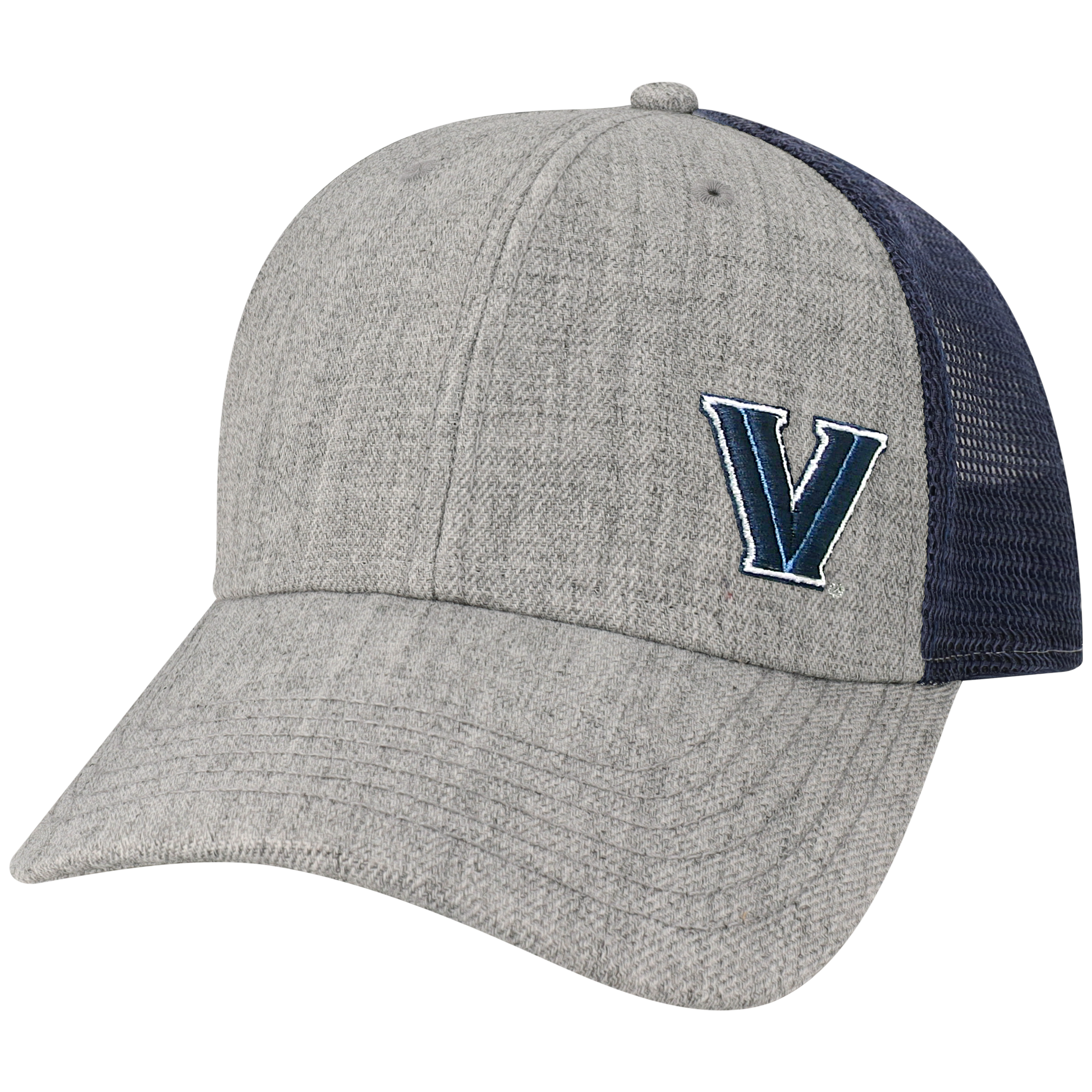 Villanova Wildcats Heather Grey/Navy Lo-Pro Snapback