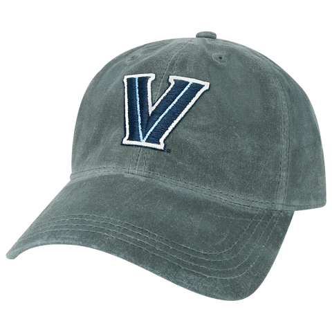 Villanova Wildcats Blue Steel Waxed Cotton Adjustable Hat