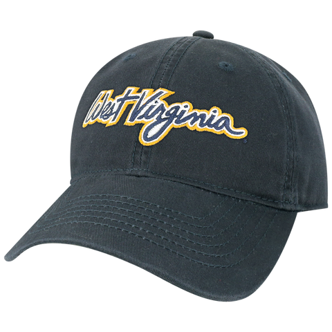 West Virginia Mountaineers College Vault Navy Relaxed Twill Adjustable Hat