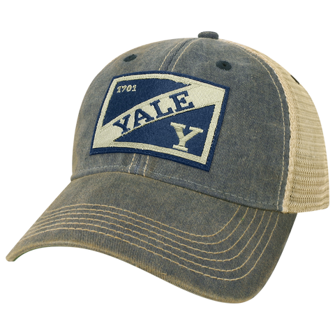 Yale University Bulldogs OFA Navy Old Favorite Adjustable Trucker Hat