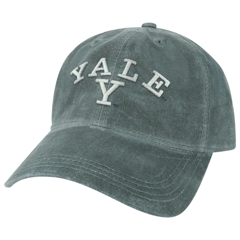 Yale University Bulldogs Blue Steel Waxed Cotton Adjustable Hat