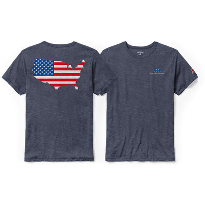 FOH Men's Heather Navy Victory Falls Tee