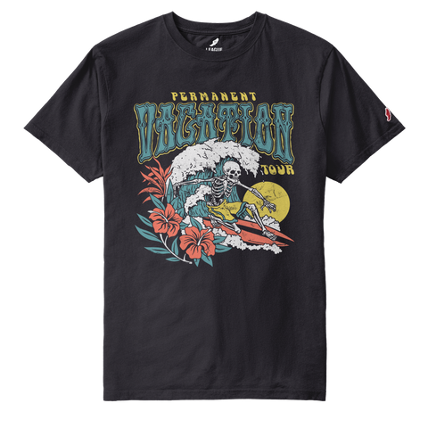 Surfing Skelly - All American Tee