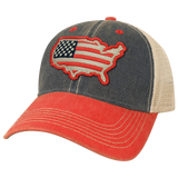 USA Patch Old Favorite 2-Tone Trucker